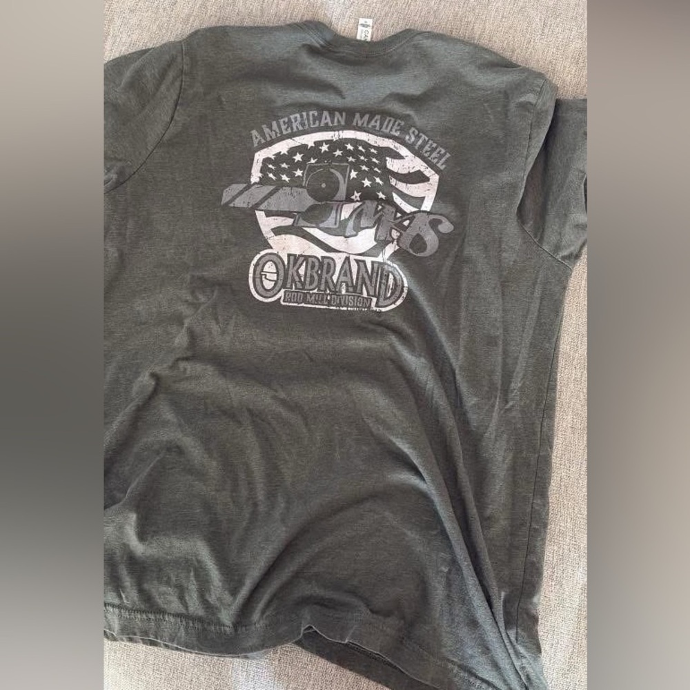 Gray OKBRAND Graphic T-Shirt